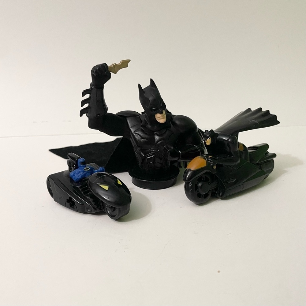 Lot of 3 Batman Toys Action Figures Vehicles